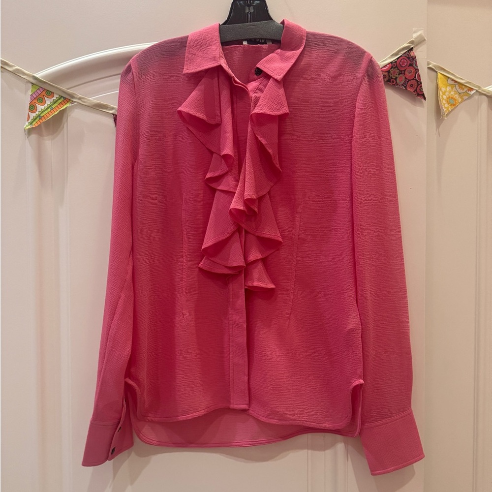 Pink Ganni Blouse